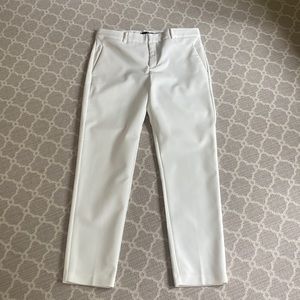 MNG Basics Off White Cropped Pant 8